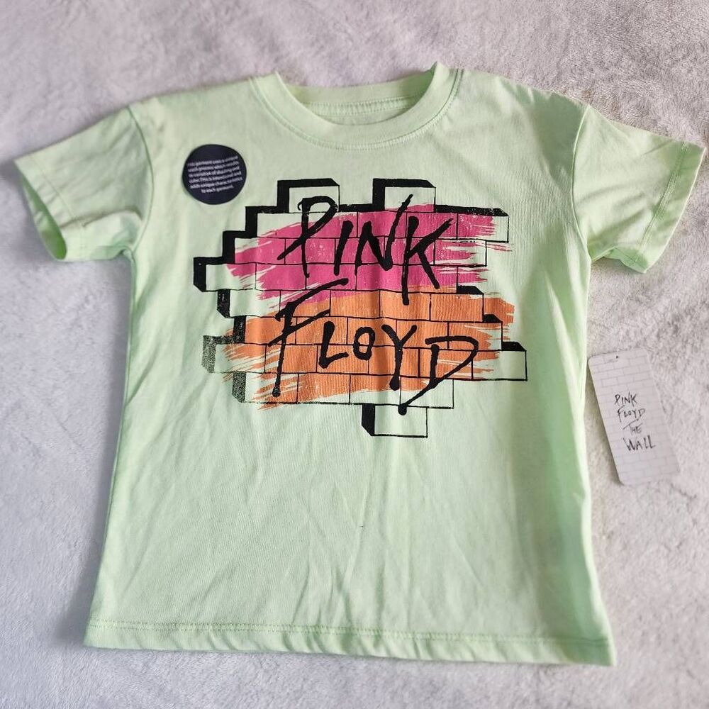 Pink Floyd Off The Wall Green Graphic Tshirt New With Tags Kids Size 4T